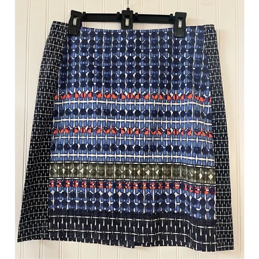 Nic + Zoe skirt medium multi color sz 12